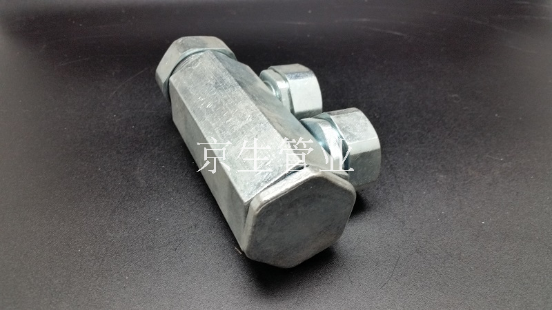 软管三通接头 F型三通接头 蛇皮管三通