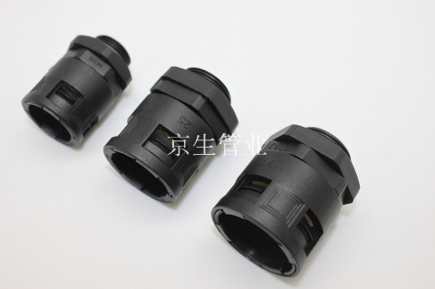 JF42J软管接头 塑料软管接头 波纹管快速接头