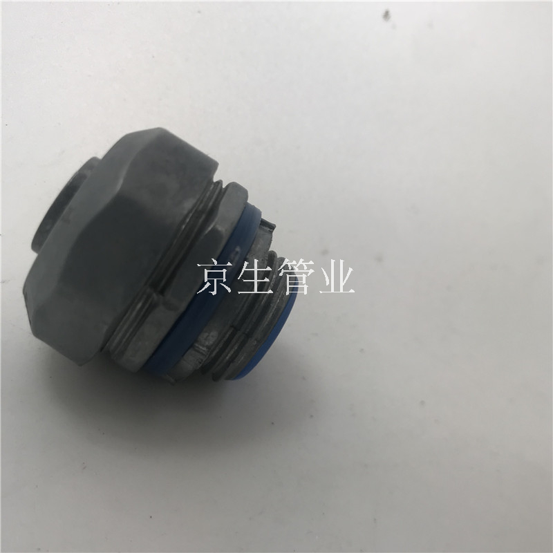 重型包塑金属软管外丝盒接头 DPJ锌合金端式接头 锌合金外螺纹箱接头 