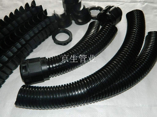 PE/PP/PA尼龙阻燃双拼波纹管 双开口塑料波纹管 双层开口式穿线管