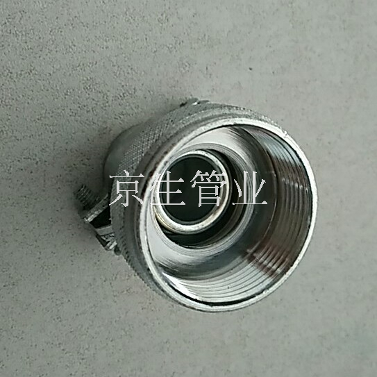 内丝接头 羊角滚花内牙接头 铠装内螺纹接头 
